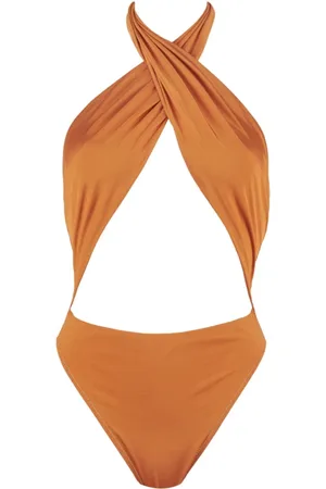 Reina Olga Badetøj, Dame, , M, Mursten Crossback Badedragt