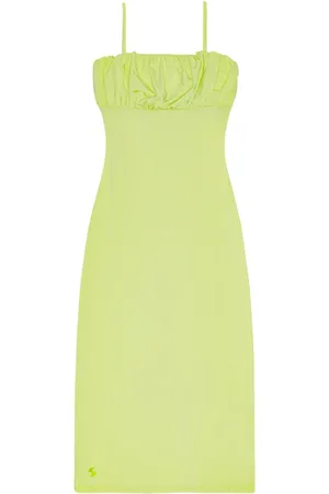Opéra Sport Kjole, Dame, Grøn, M, Spandex, Luftig Daisy Kjole Shadow Lime