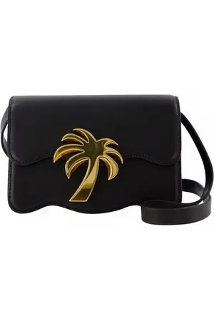 Palm Angels Taske, Dame, Sort, ONE SIZE, Uld, Stilfuld skuldertaske