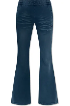 Diesel Bukser, Dame, Blå, M, Bomuld, Sweatpants P-Bel