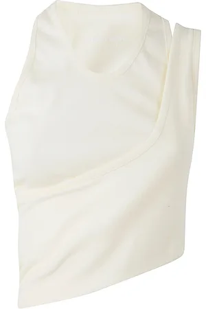 Low Classic Top, Dame, , M, Bomuld, Creme Hole Point Top
