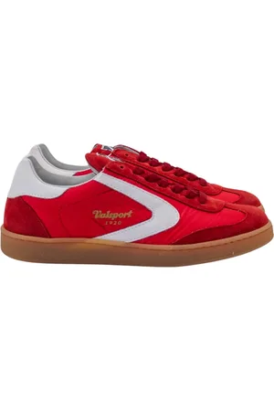 Valsport 1920 Sko, Dame, Rød, 37 EU, Nylon, Olimpia Nylon Suede Sneaker Rød