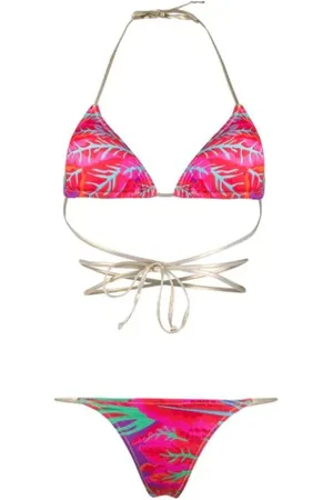 Reina Olga Badetøj, Dame, Flerfarvet, M, Wrap Around Bikini Sæt