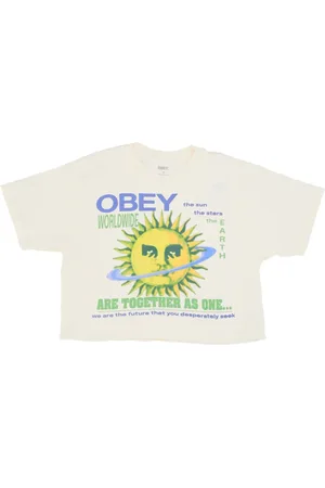 Obey Top, Dame, , S, Weekend Crop Tee Together As One