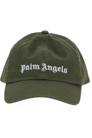 Palm Angels Tilbehør, Herre, Grøn, ONE SIZE, Uld, Stilfuld Hat