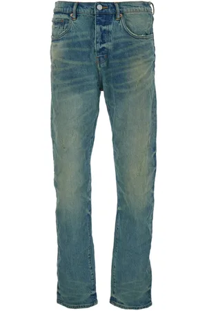 Purple Brand Jeans, Herre, Blå, W30, Bomuld, Blå Slim Straight Jeans