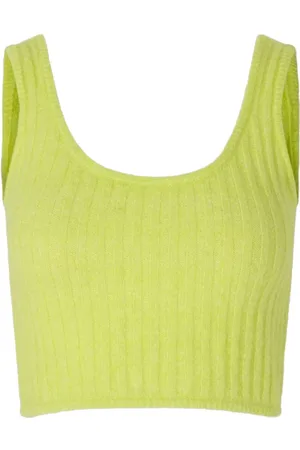 Baum und Pferdgarten Top, Dame, Grøn, XS, Wild Lime Cropped Top