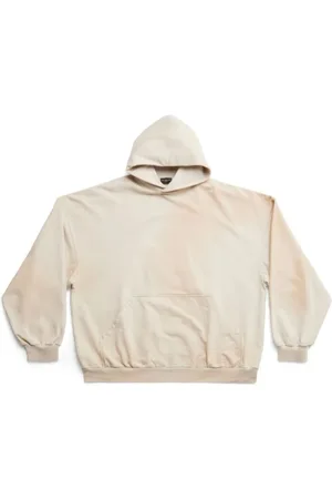 Balenciaga Sweathshirts & Hoodies, Herre, , M, Uld, Oversized Hoodie Eggshell White