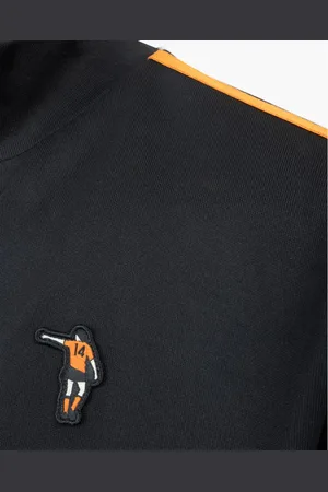 Cruyff Sweathshirts & Hoodies, Herre, Sort, S, Polyester, Stribet Træningstop Sort Mænd