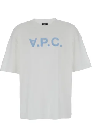 A.P.C. Top, Herre, Hvid, XL, Hvid T-shirt Over Polos