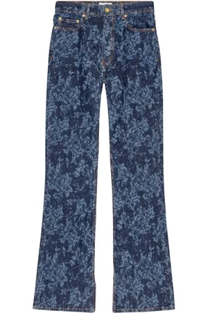 Ganni Jeans, Dame, Blå, W28, Denim, Klassiske Denim Jeans til Hverdagsbrug
