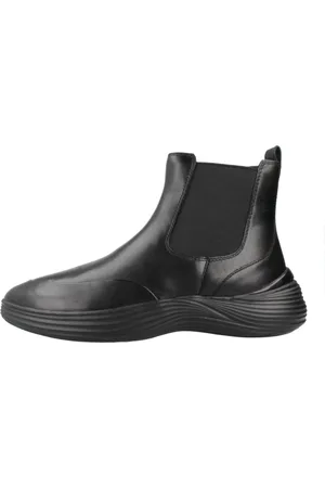 Geox Sko, Dame, Sort, 40 EU, Klassiske Chelsea-støvler med Fluctis-design