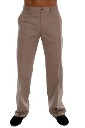 Dolce & Gabbana Bukser, Herre, , XS, Bomuld, Cotton Stretch Chinos Bukser