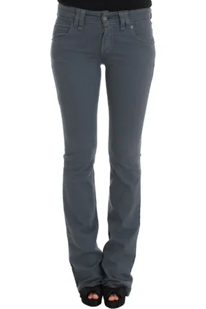 John Galliano Jeans, Dame, Blå, W26, Bomuld, Bootcut Jeans