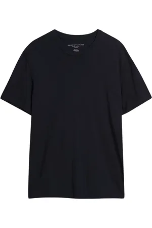 Majestic Top, Dame, Blå, L, Bomuld, Silk Touch Navy T-Shirt