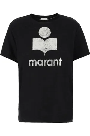 Isabel Marant Top, Dame, Sort, M, Bomuld, Afslappet Bomuld T-Shirt