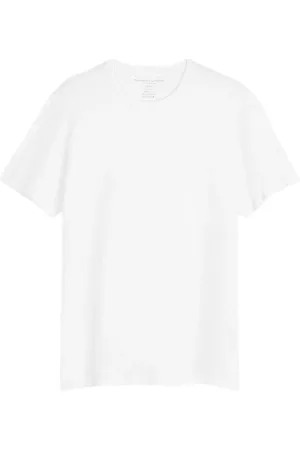 Majestic Top, Herre, Hvid, L, Kortærmet rund hals top - Hvid