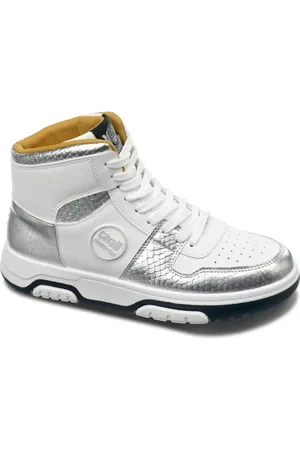 Roberto Cavalli Sko, Dame, Flerfarvet, 38 EU, Læder, Glitter Sneakers til kvinder