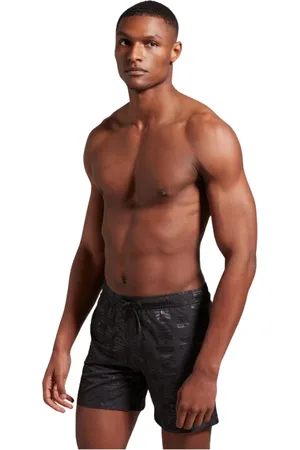 Bikkembergs Badetøj, Herre, Sort, S, Polyester, Logo motiv badeshorts - Sort