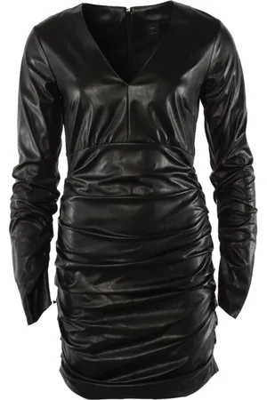 Pinko Kjole, Dame, Sort, XS, Polyester, Sort Kjole 100% Polyester Kvinder