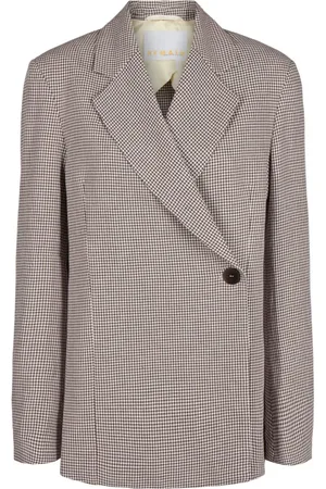 REMAIN Birger Christensen Jakke, Dame, Flerfarvet, M, Bomuld, Ternet Vivi Blazer
