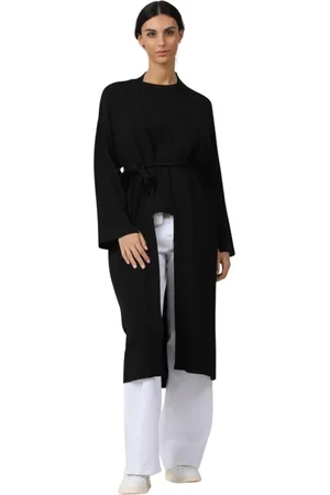 ALPHA STUDIO Strik, Dame, Sort, M, Uld, Lang Cardigan Strik