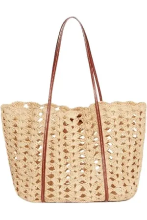 Vanessa Bruno Taske, Dame, , ONE SIZE, Provence Capsule Kurv - Raffia