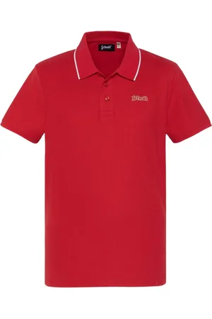 Schott NYC Top, Herre, Rød, S, Bomuld, Rød Polo Skjorte Paul