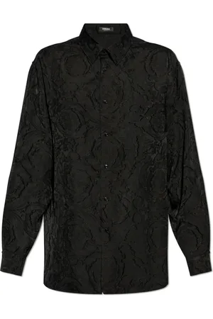 VERSACE Skjorte, Herre, Sort, L, Skjorte med 