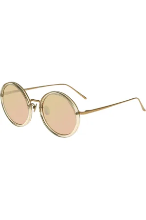 Linda Farrow Tilbehør, Dame, Lyserød, 51 MM, Ash Rose Gold Solbriller