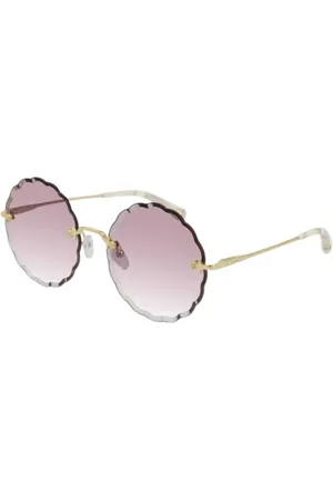 Chloé Tilbehør, Dame, Gul, 53 MM, Uld, Shiny Clic Glasses