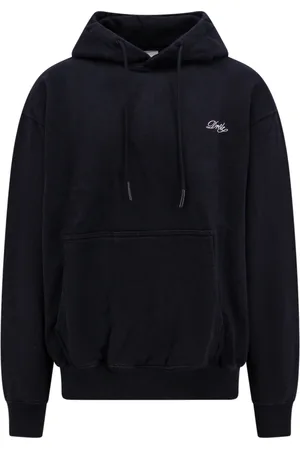Drôle de Monsieur Sweathshirts & Hoodies, Herre, Sort, S, Bomuld, Sort Hættetrøje Aw23