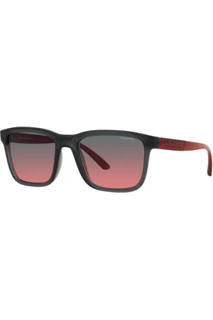Arnette Tilbehør, Herre, Flerfarvet, 54 MM, Lebowl Solbriller Transparent Grey/Red Black Shaded