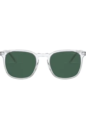 vogue Tilbehør, Herre, Grå, 49 MM, Uld, Crystal/Green Solbriller