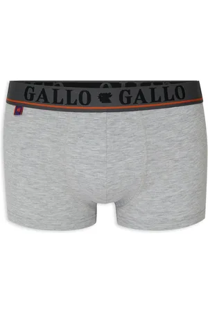 Gallo Undertøj, Herre, Grå, XL, Bomuld, Grå Bomuld Boxershorts