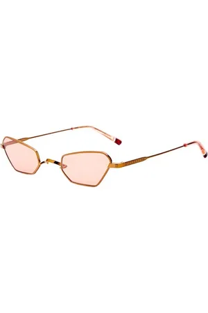 Etnia Barcelona Tilbehør, unisex, Gul, 48 MM, Uld, Carytown Solbriller in Rose Gold/Pink
