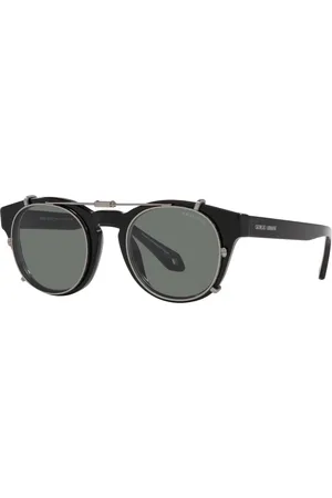 Giorgio Armani Tilbehør, Herre, Sort, 48 MM, Solbriller AR 8190U