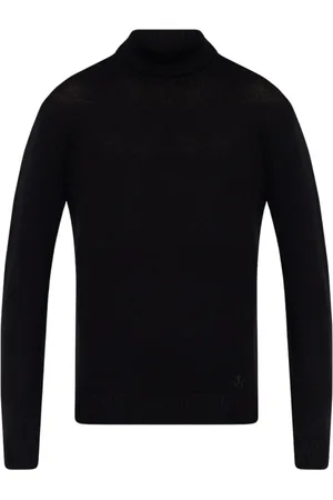 Jil Sander Strik, Herre, Sort, M, Uld, Uld Turtleneck Sweater