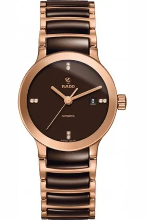 Rado Tilbehør, Dame, Brun, ONE SIZE, Uld, Uomo/Donna - R30183722 - Centrix Automatic Diamonds