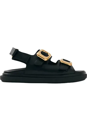 ALOHAS Sko, Dame, Sort, 42 EU, Læder, Daria Sort Læder Sandaler