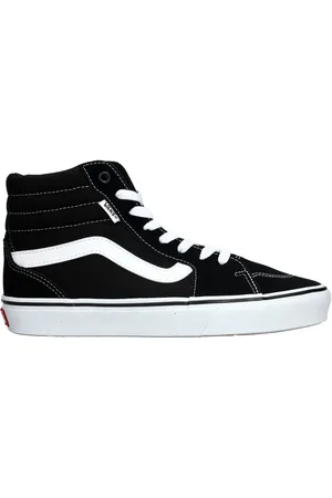 Vans Sko, Dame, Sort, 38 EU, Uld, Stilfuld højtop lædersneaker