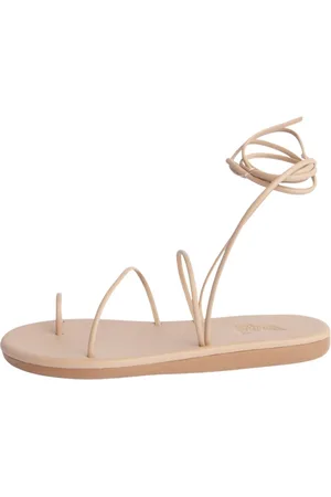 Ancient Greek Sandals Sko, Dame, , 41 EU, Hvid Flettet Græsk Sandal