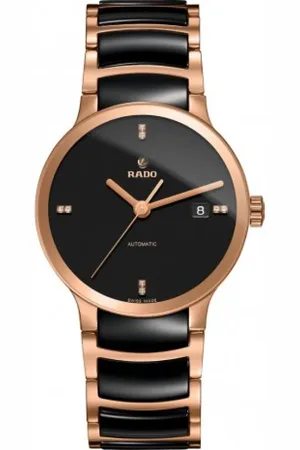 Rado Tilbehør, Dame, Sort, ONE SIZE, Uld, Uomo/Donna - R30036712 - R30036712 Centrix Automatic Diamonds