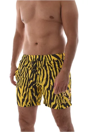 Roberto Cavalli Badetøj, Herre, Flerfarvet, S, Polyester, Dyremønster Badeshorts - Multifarvet