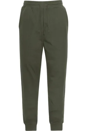 Schott NYC Bukser, Herre, Grøn, 2XL, Bomuld, Grøn Jogger Bukser med Patch Logo