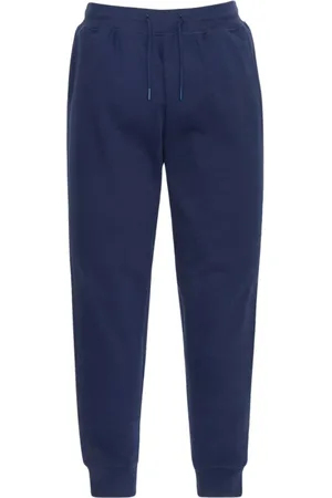 Schott NYC Bukser, Herre, Blå, XL, Bomuld, Fleece Jogger Bukser Jess - Blå