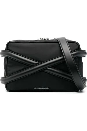 Alexander McQueen Taske, Herre, Sort, ONE SIZE, Nylon, Sort Nylon Harness Kamerataske
