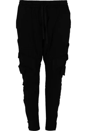 LA HAINE INSIDE US Bukser, Herre, Sort, L, Bomuld, Slim Fit Bukser med Lommer