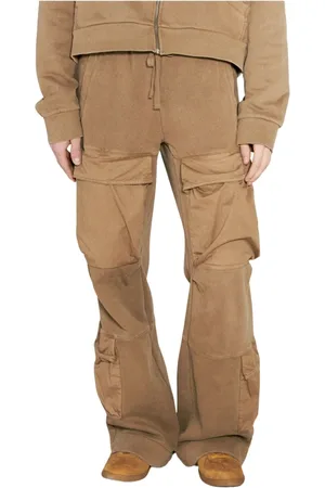 Entire Studios Bukser, Herre, Brun, XL, Bomuld, Panel Utility Track Pants