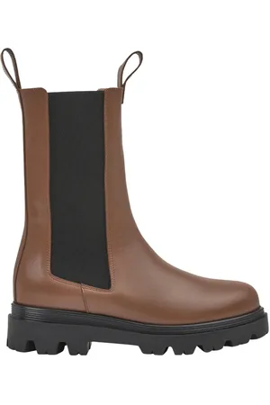 Flattered Sko, Dame, Brun, 41 EU, Skandinavisk Chic Mid-Calf Støvler